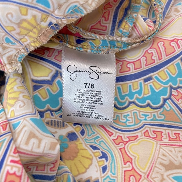 Jessica Simpson | Scarf Pattern Sleeveless/Tube Dress - Picture 6 of 6